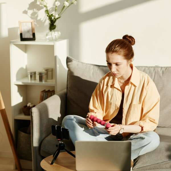 Sex Education Therapist Filming Video